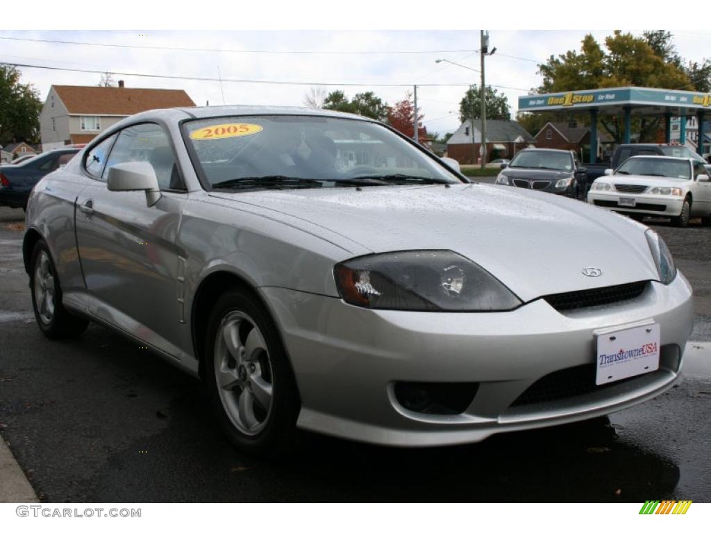 2005 Tiburon GS - Sterling Silver / Black photo #1