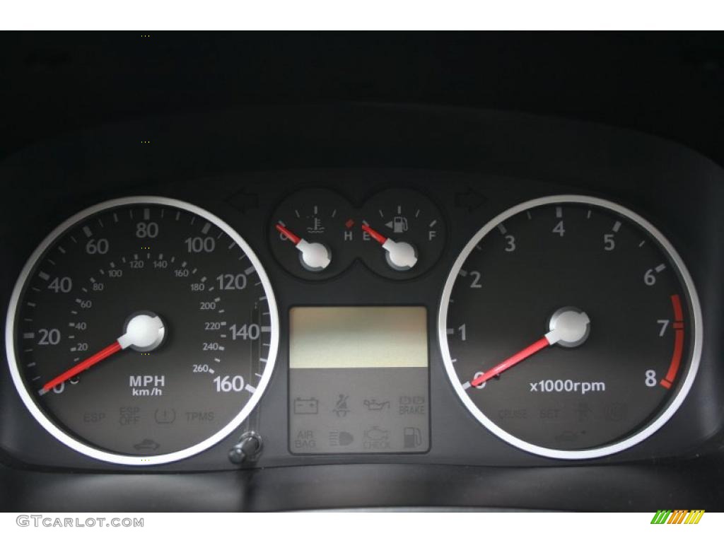 2005 Hyundai Tiburon GS Gauges Photo #38005782