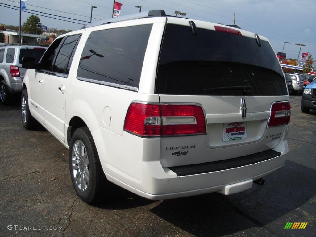 2011 Navigator L Limited Edition 4x4 - White Platinum Tri-Coat / Canyon/Black photo #3