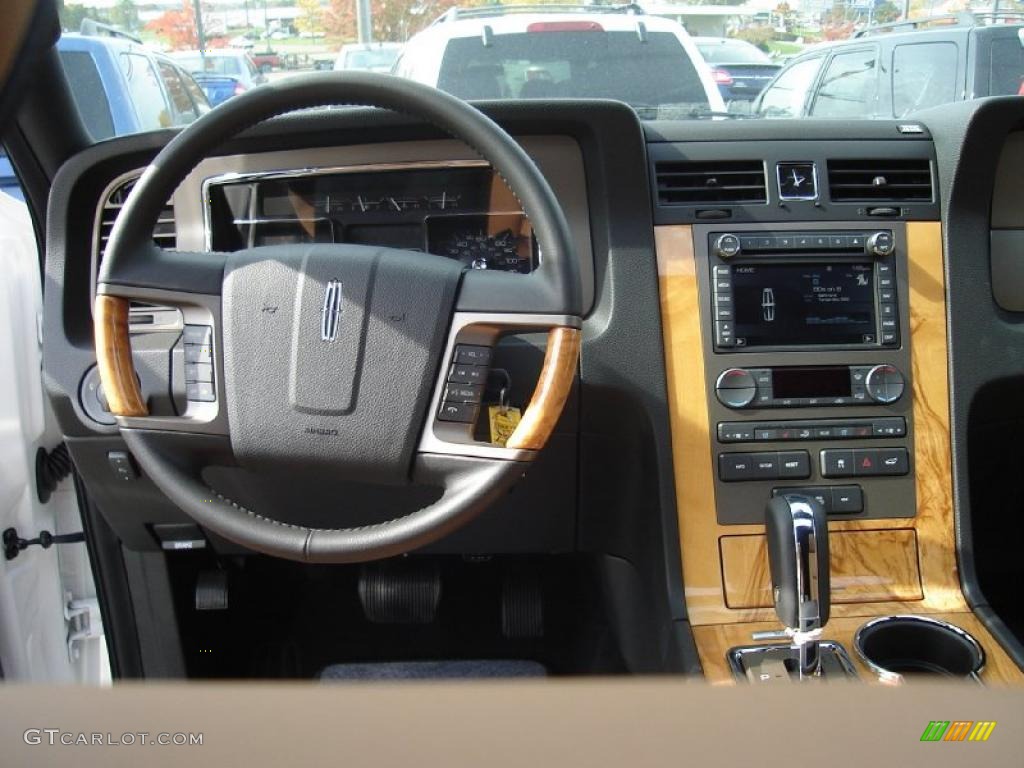 2011 Lincoln Navigator L Limited Edition 4x4 Canyon/Black Dashboard Photo #38006046