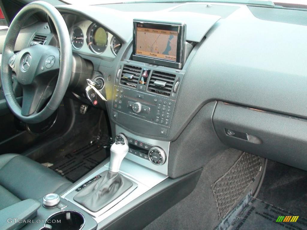 Black Interior 2008 Mercedes-Benz C 300 4Matic Sport Photo #38006270