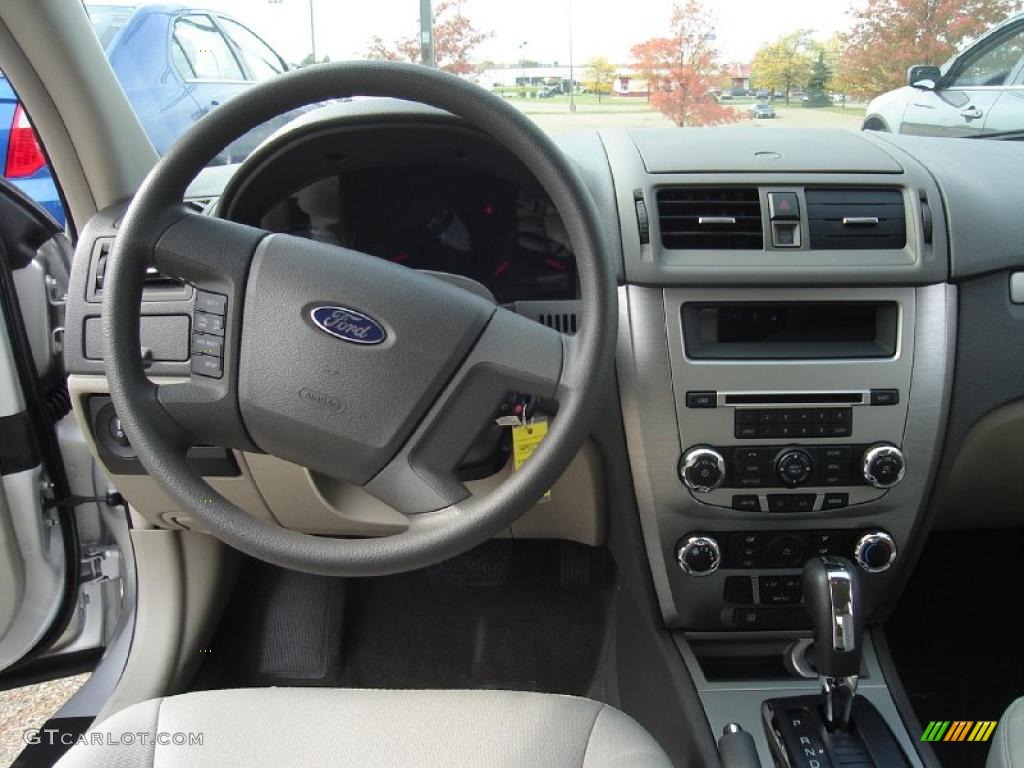 2011 Ford Fusion S Medium Light Stone Dashboard Photo #38006466