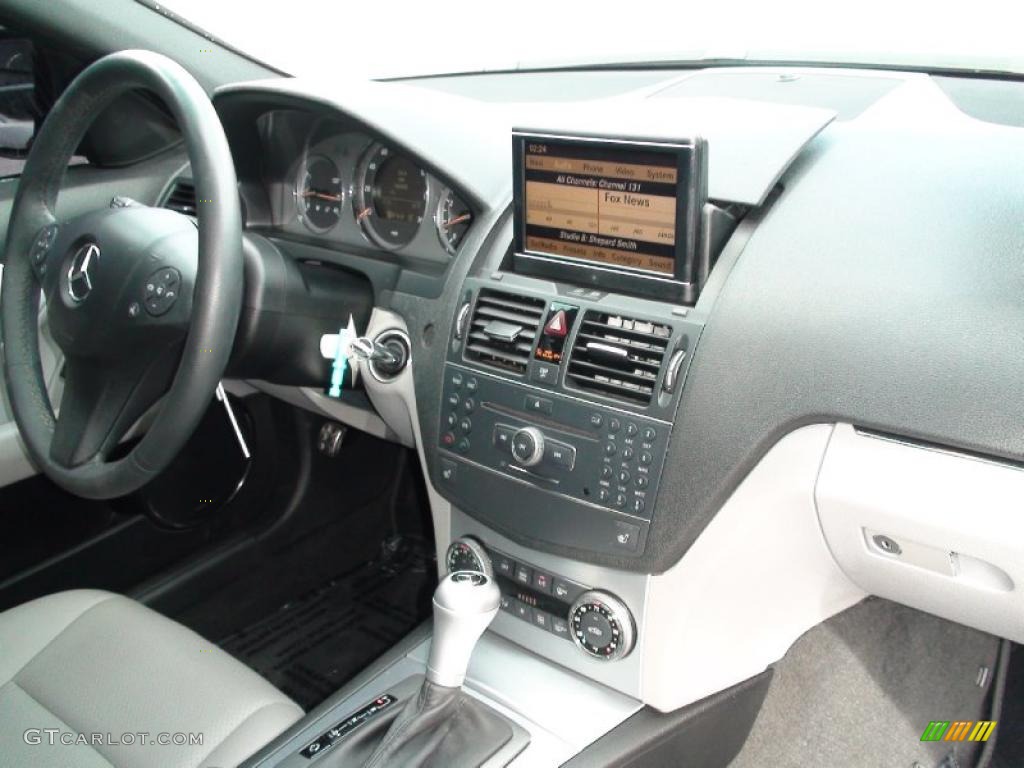 Grey/Black Interior 2008 Mercedes-Benz C 300 Sport Photo #38006730