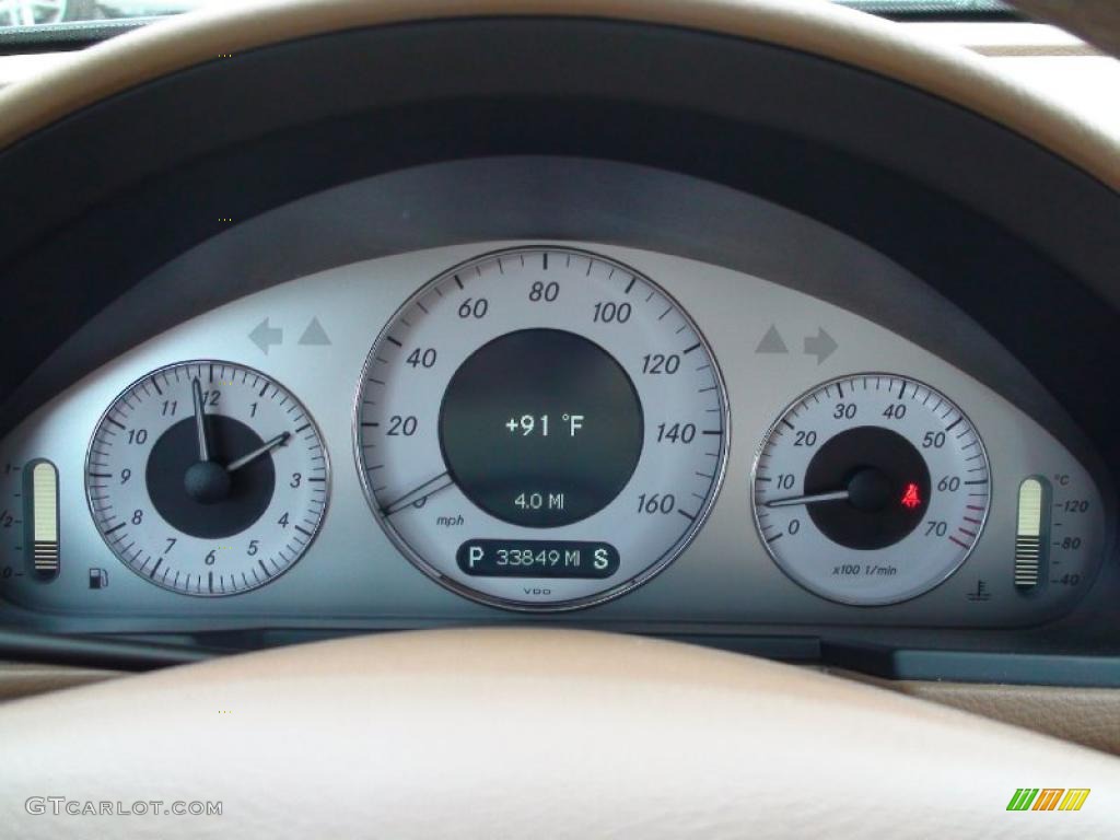 2008 Mercedes-Benz E 350 Sedan Gauges Photo #38007018