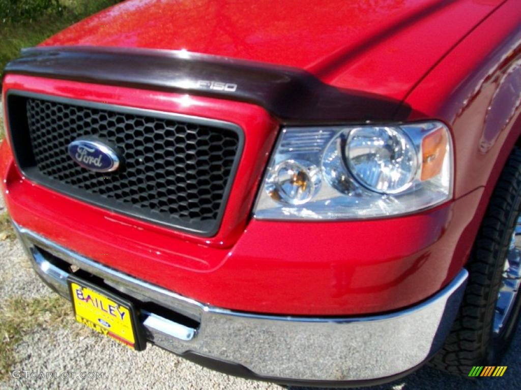 Bright Red Ford F150