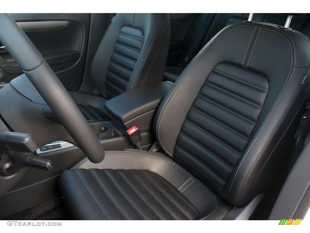 Black Interior 2011 Volkswagen CC Sport Photo #38008573