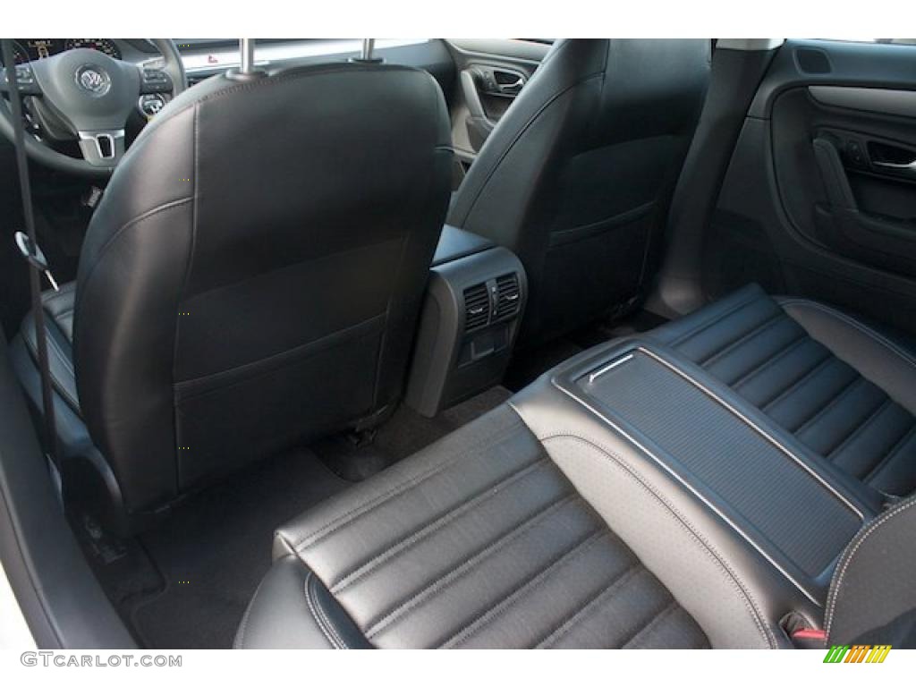 Black Interior 2011 Volkswagen CC Sport Photo #38008577