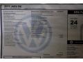 2011 Volkswagen Jetta SE Sedan Window Sticker