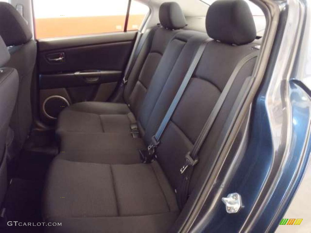 Black Interior 2008 Mazda MAZDA3 s Touring Sedan Photo #38009526