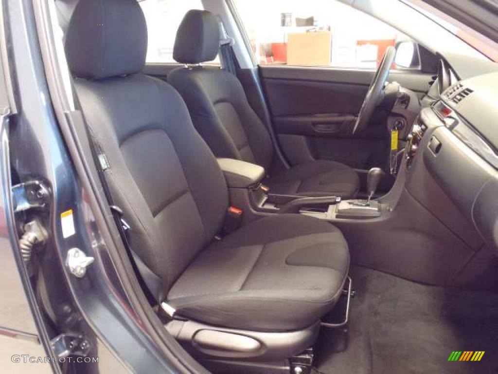 Black Interior 2008 Mazda MAZDA3 s Touring Sedan Photo #38009542
