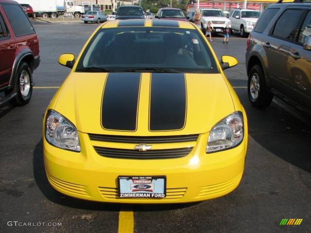 2008 Cobalt Special Edition Coupe - Rally Yellow / Gray photo #1