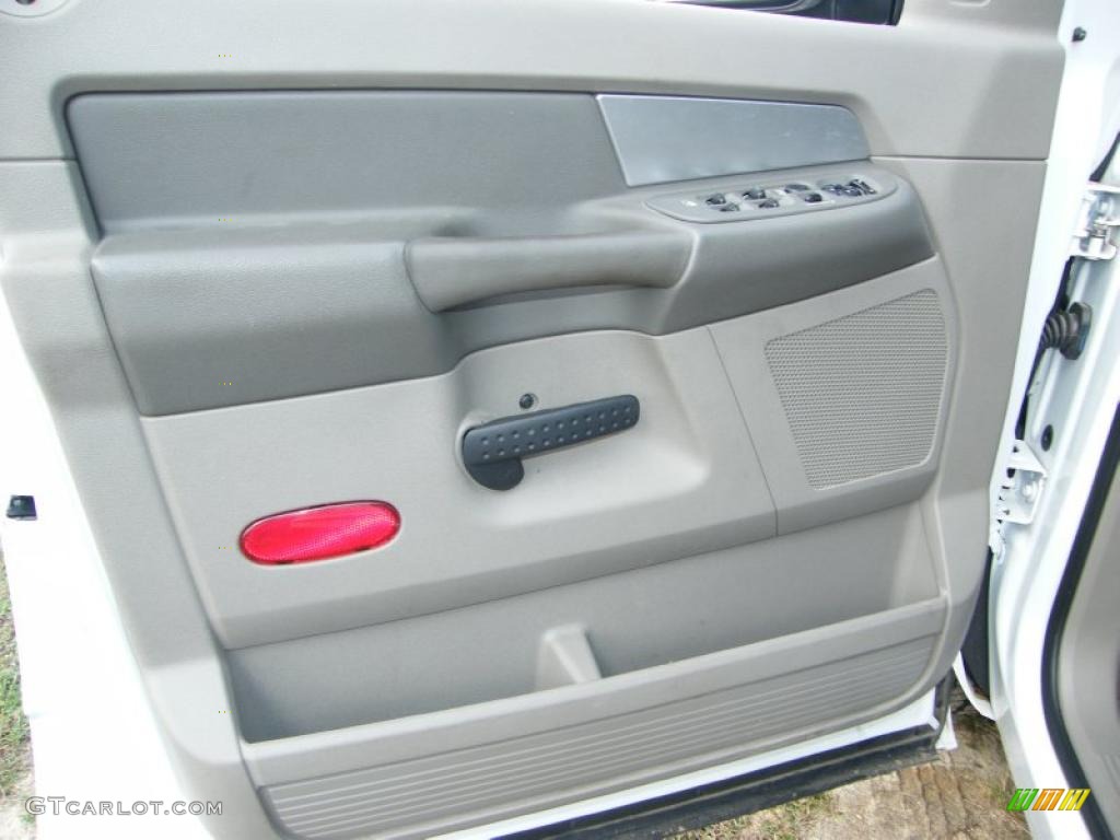 Khaki Interior 2007 Dodge Ram 3500 Big Horn Quad Cab Dually Photo #38010960