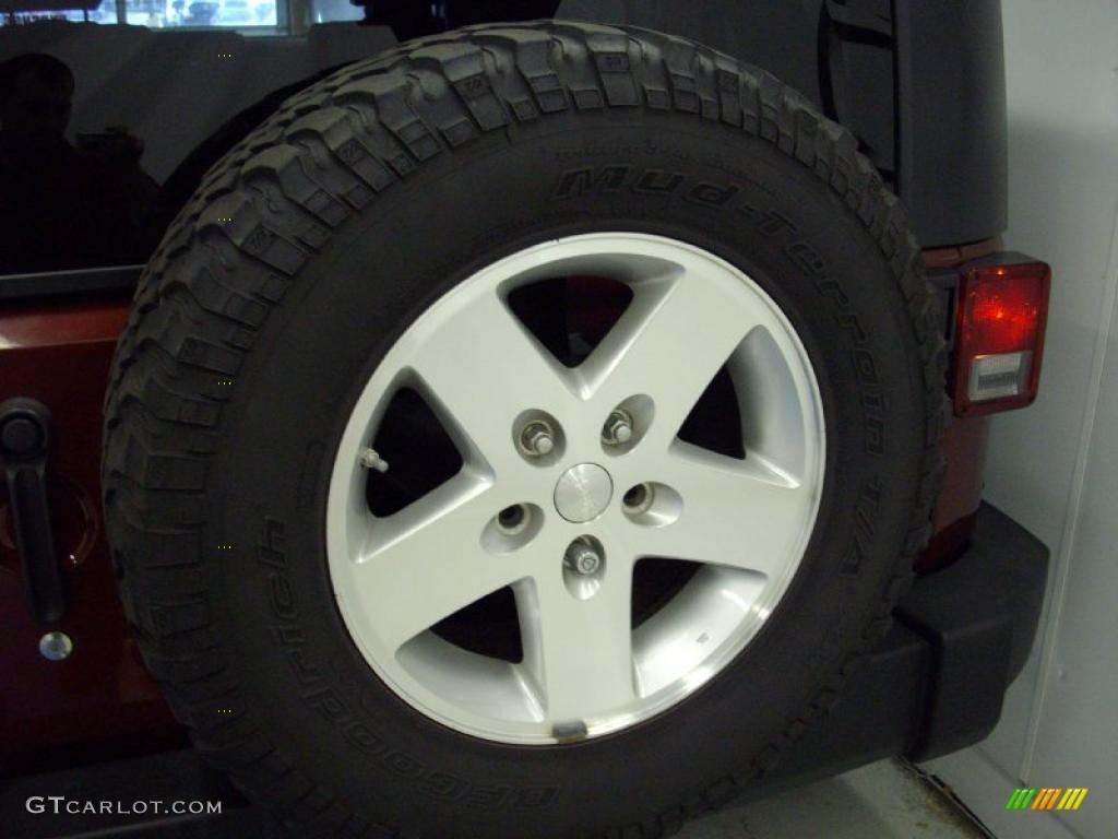 2008 Jeep Wrangler Unlimited Rubicon 4x4 Wheel Photo #38011048