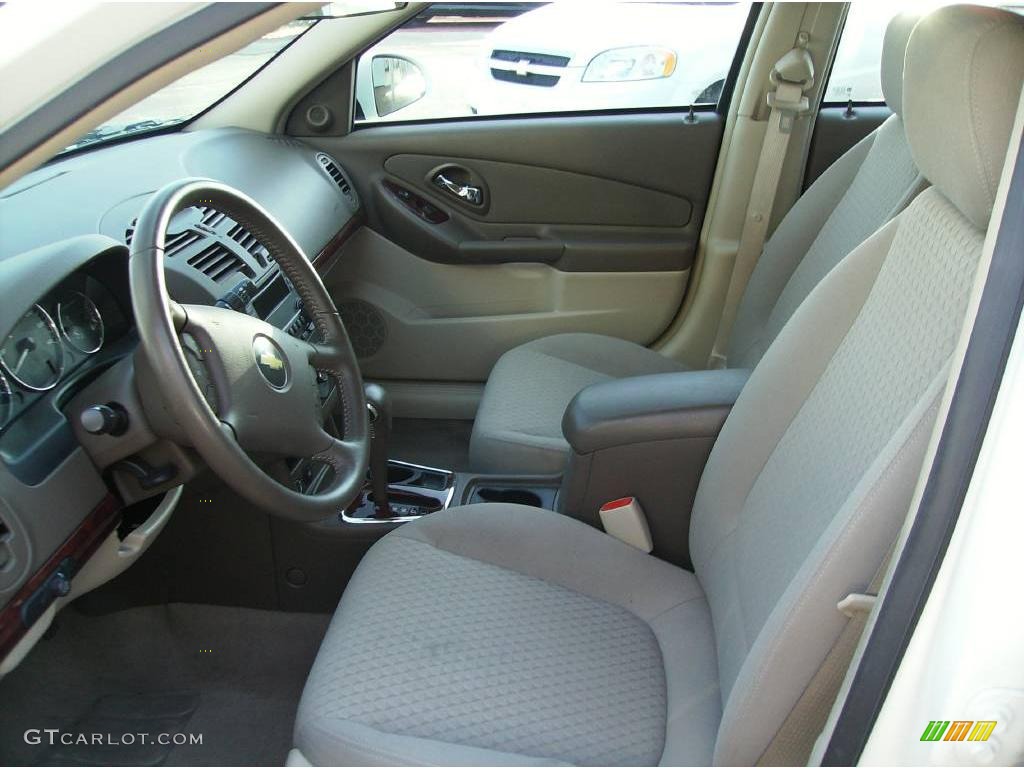 2008 Malibu Classic LT Sedan - White / Cashmere Beige photo #8