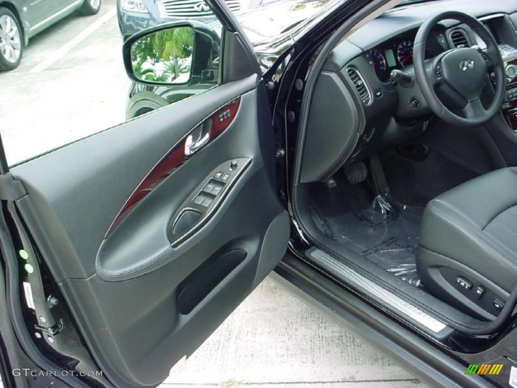 Graphite Interior 2009 Infiniti EX 35 Photo #38011920