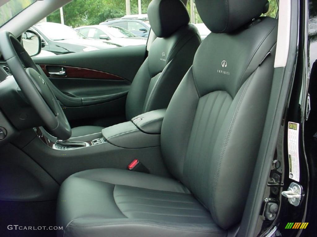 Graphite Interior 2009 Infiniti EX 35 Photo #38011940
