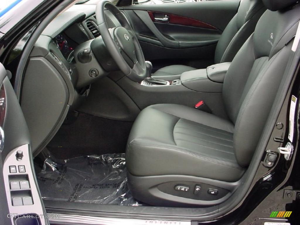 Graphite Interior 2009 Infiniti EX 35 Photo #38011952