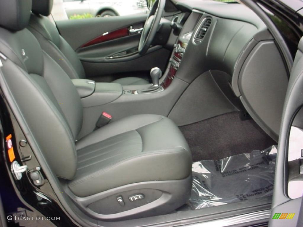Graphite Interior 2009 Infiniti EX 35 Photo #38011988