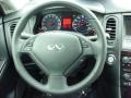 Graphite 2009 Infiniti EX 35 Steering Wheel