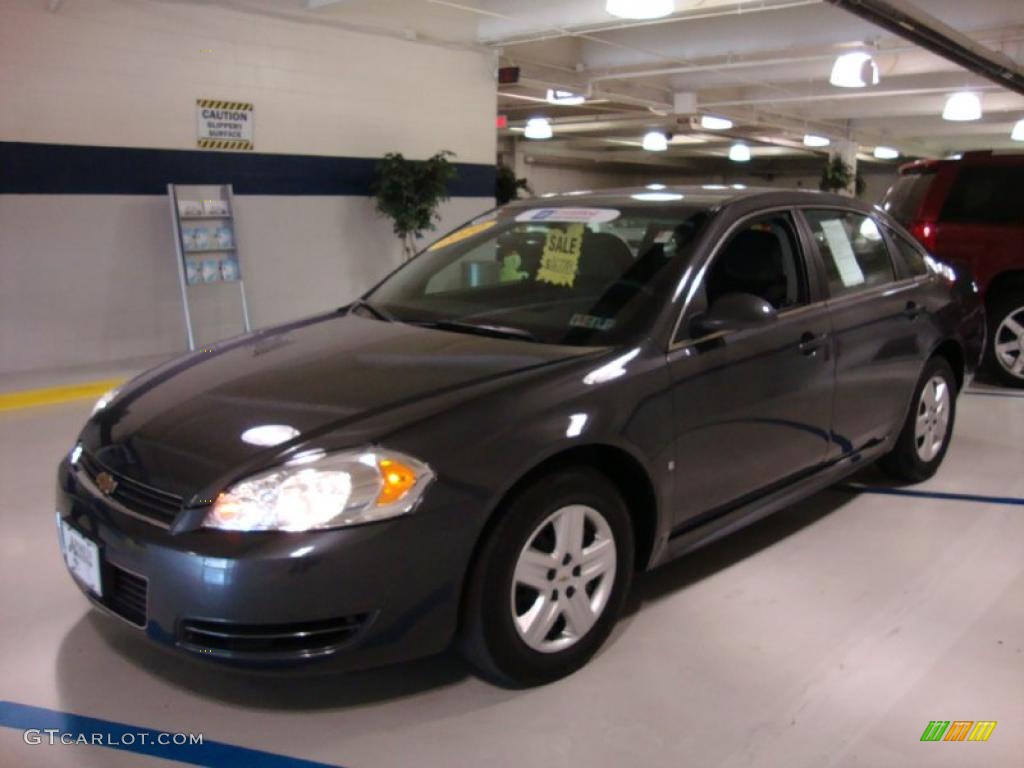 2010 Impala LS - Cyber Gray Metallic / Ebony photo #2