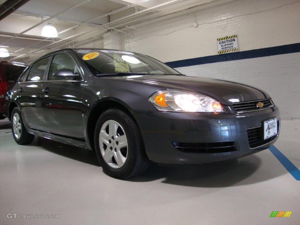 2010 Impala LS - Cyber Gray Metallic / Ebony photo #5