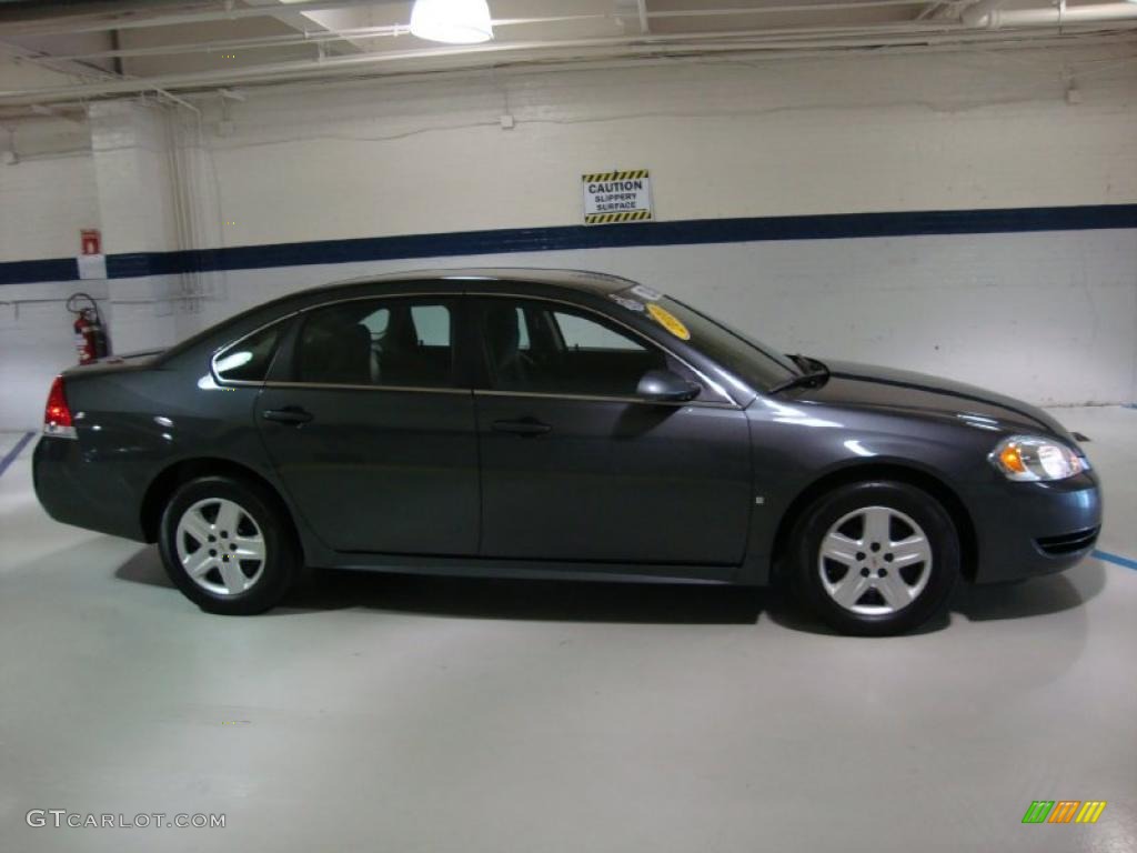2010 Impala LS - Cyber Gray Metallic / Ebony photo #6