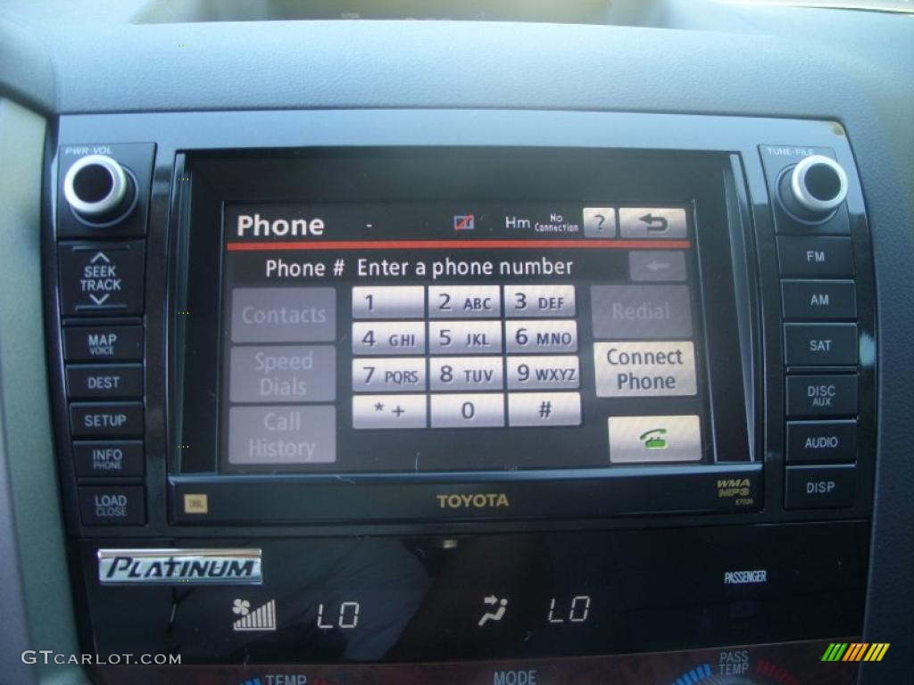 2011 Toyota Tundra Platinum CrewMax 4x4 Controls Photo #38012580