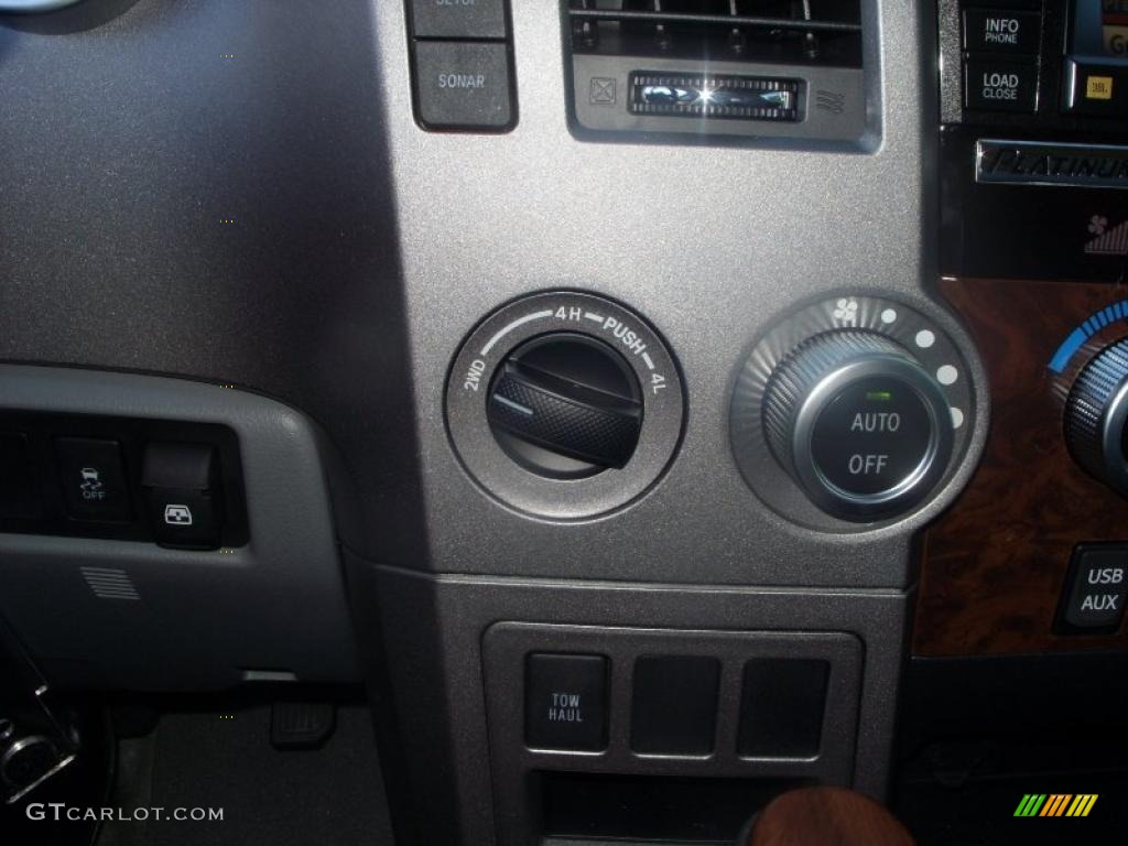 2011 Toyota Tundra Platinum CrewMax 4x4 Controls Photo #38012656
