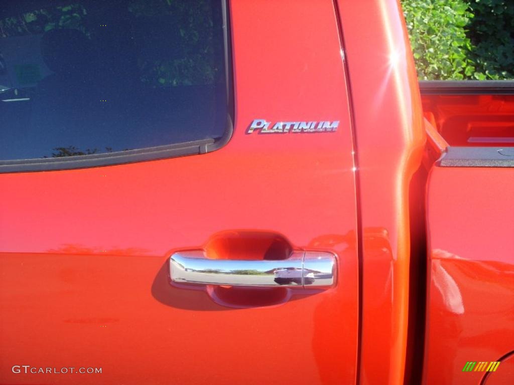 2011 Tundra Platinum CrewMax 4x4 - Barcelona Red Metallic / Graphite Gray photo #21