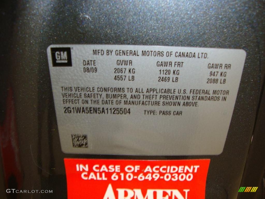 2010 Impala LS - Cyber Gray Metallic / Ebony photo #32