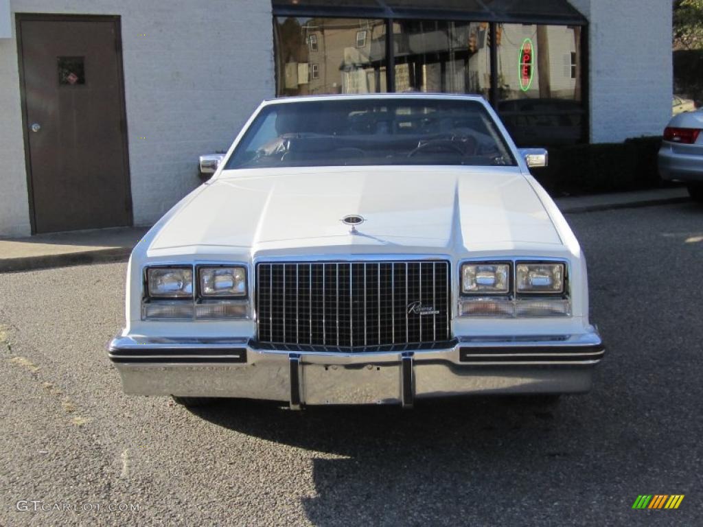 1983 Riviera Convertible - White / Red photo #2