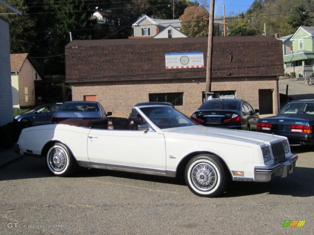 1983 Riviera Convertible - White / Red photo #3