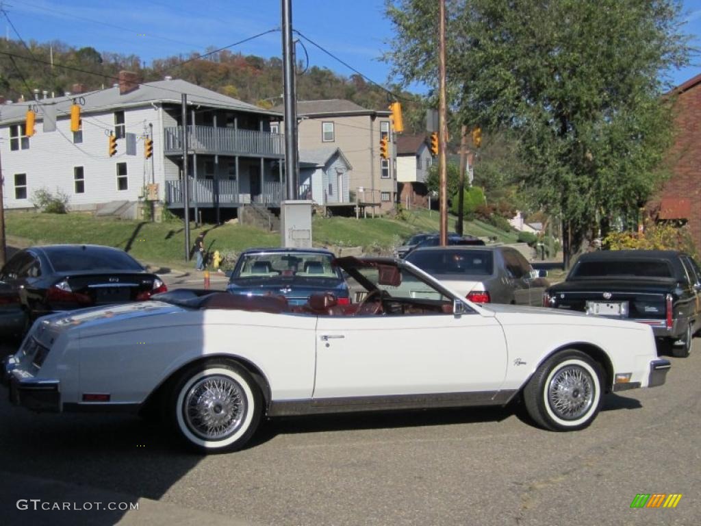 1983 Riviera Convertible - White / Red photo #4