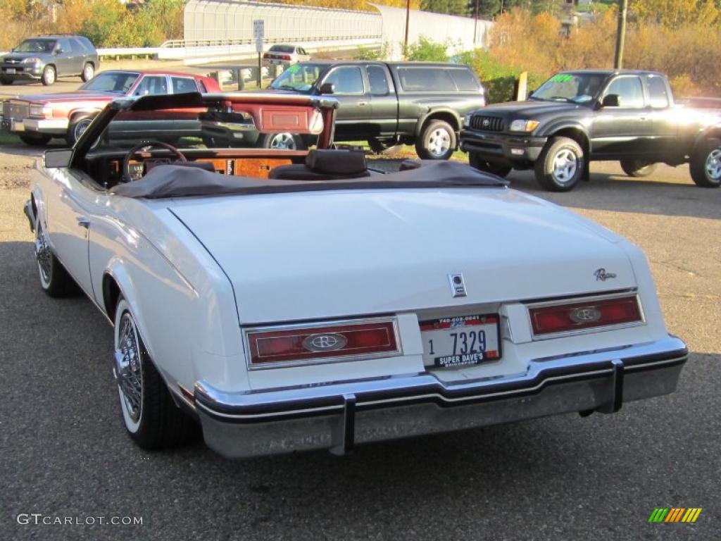 1983 Riviera Convertible - White / Red photo #25