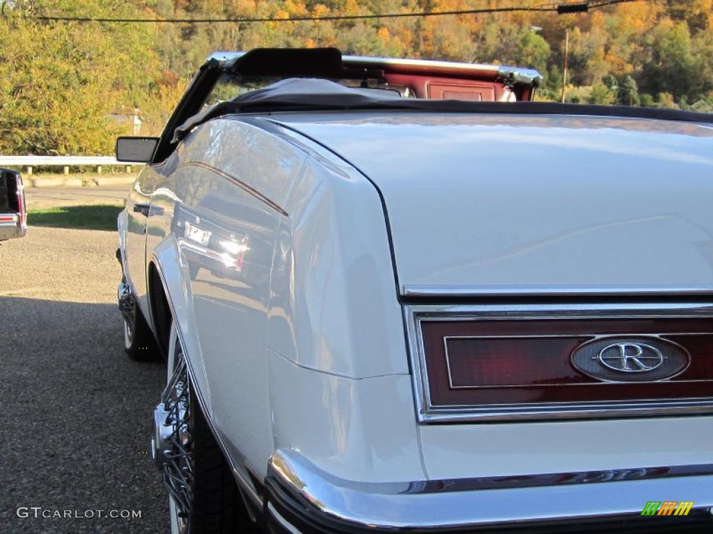 1983 Riviera Convertible - White / Red photo #33