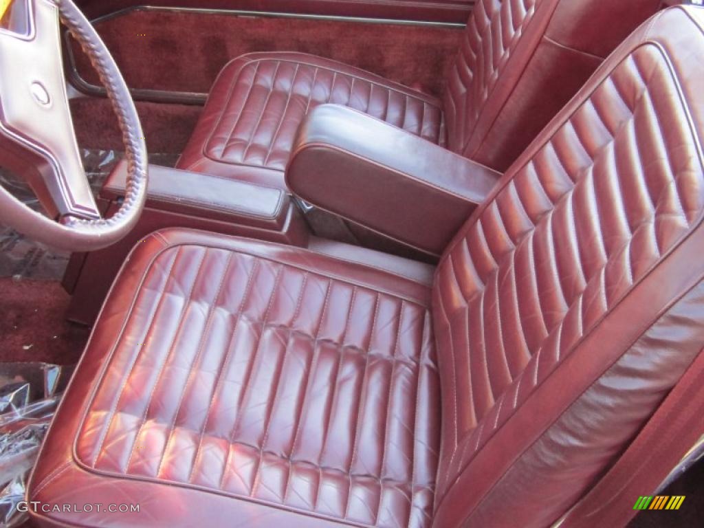 Red Interior 1983 Buick Riviera Convertible Photo #38013440