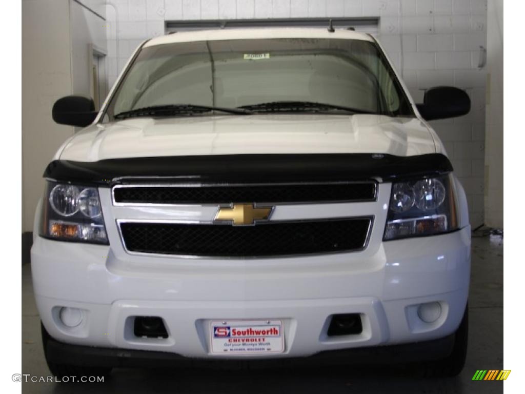2007 Tahoe LS 4x4 - Summit White / Ebony photo #3