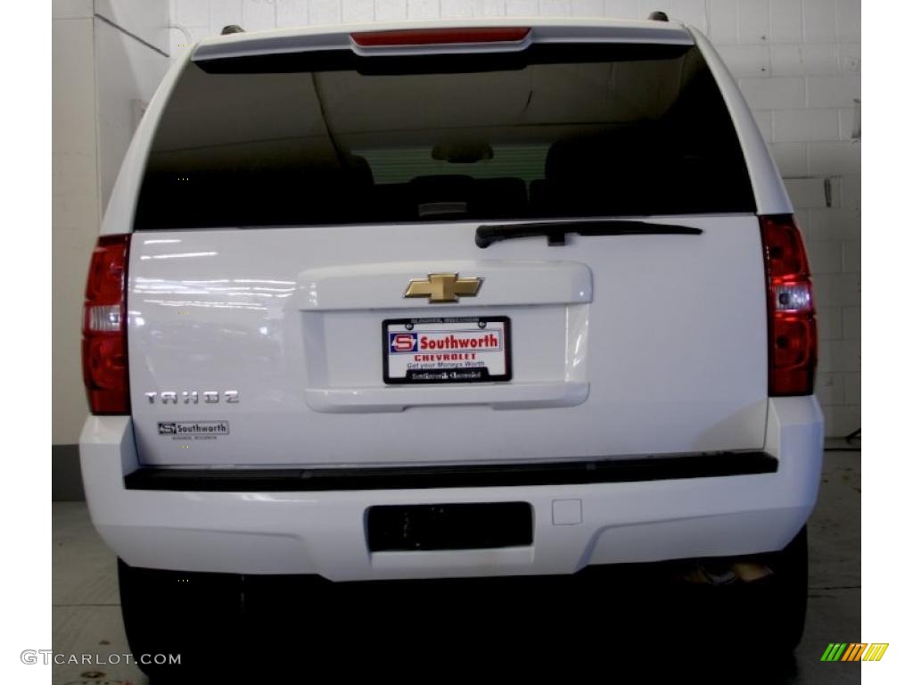 2007 Tahoe LS 4x4 - Summit White / Ebony photo #4