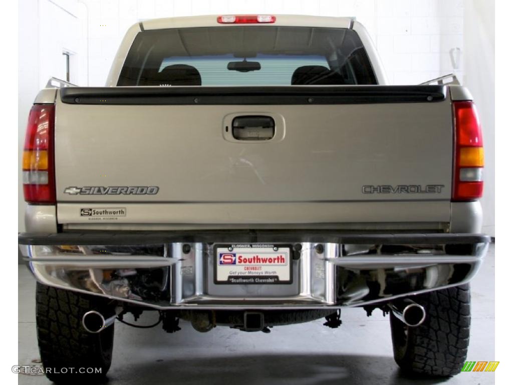 1999 Silverado 1500 LS Z71 Extended Cab 4x4 - Light Pewter Metallic / Medium Gray photo #4