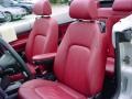 Blush Red Leather Interior Photo for 2009 Volkswagen New Beetle #38014660
