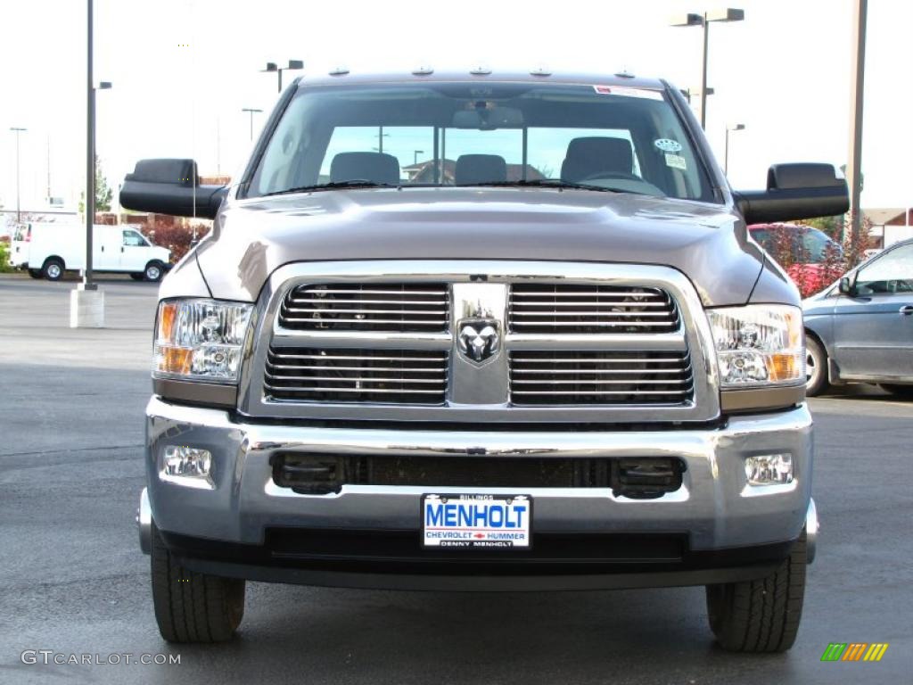 2010 Ram 3500 Big Horn Edition Crew Cab 4x4 Dually - Austin Tan Pearl / Dark Slate/Medium Graystone photo #9