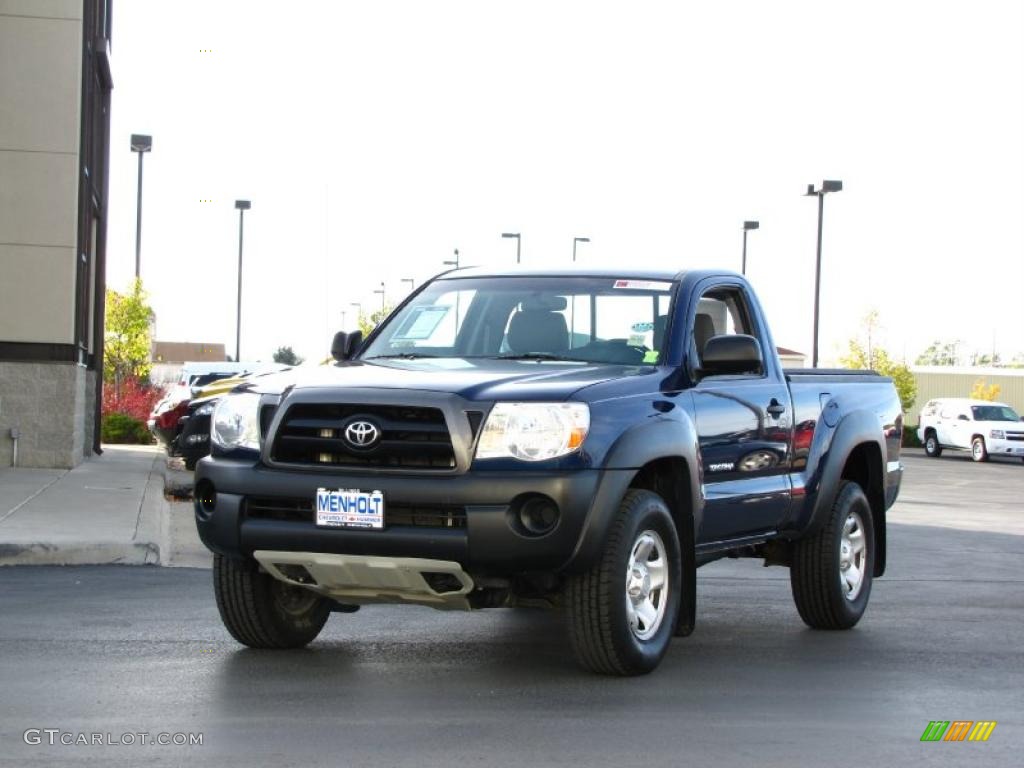 Indigo Ink Pearl 2008 Toyota Tacoma Regular Cab 4x4 Exterior Photo #38014948