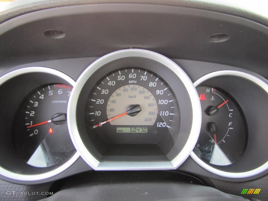 2008 Toyota Tacoma Regular Cab 4x4 Gauges Photo #38015056