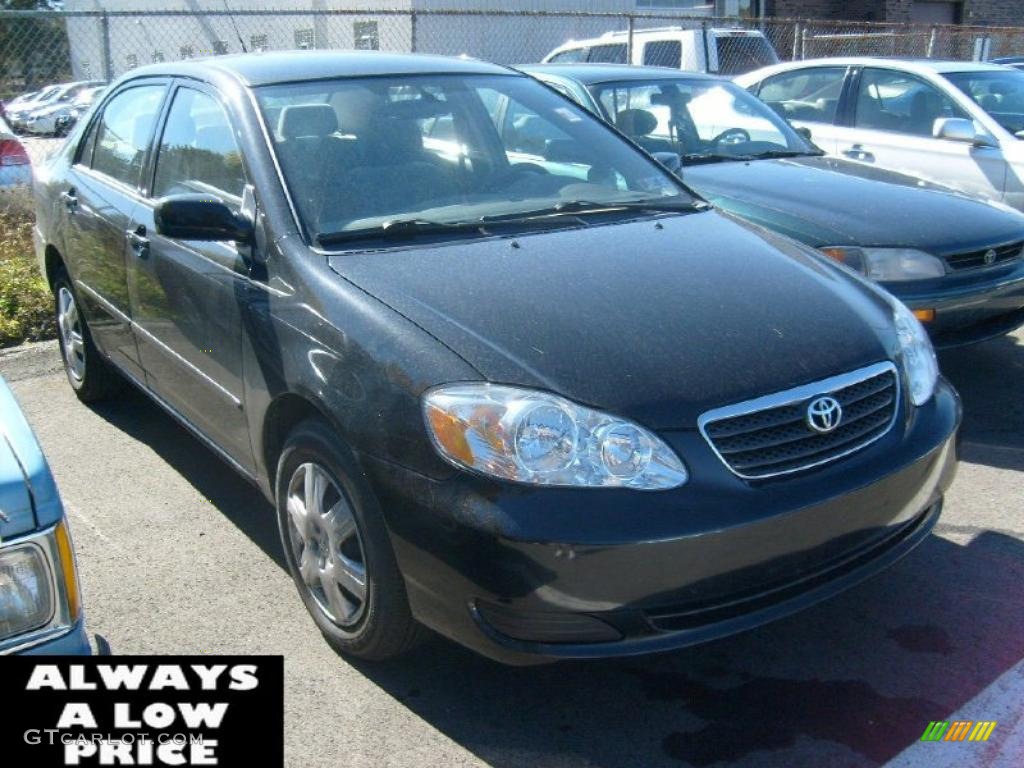 2006 Corolla LE - Black Sand Pearl / Stone photo #1