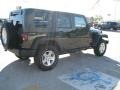 2010 Natural Green Pearl Jeep Wrangler Unlimited Sport 4x4  photo #3