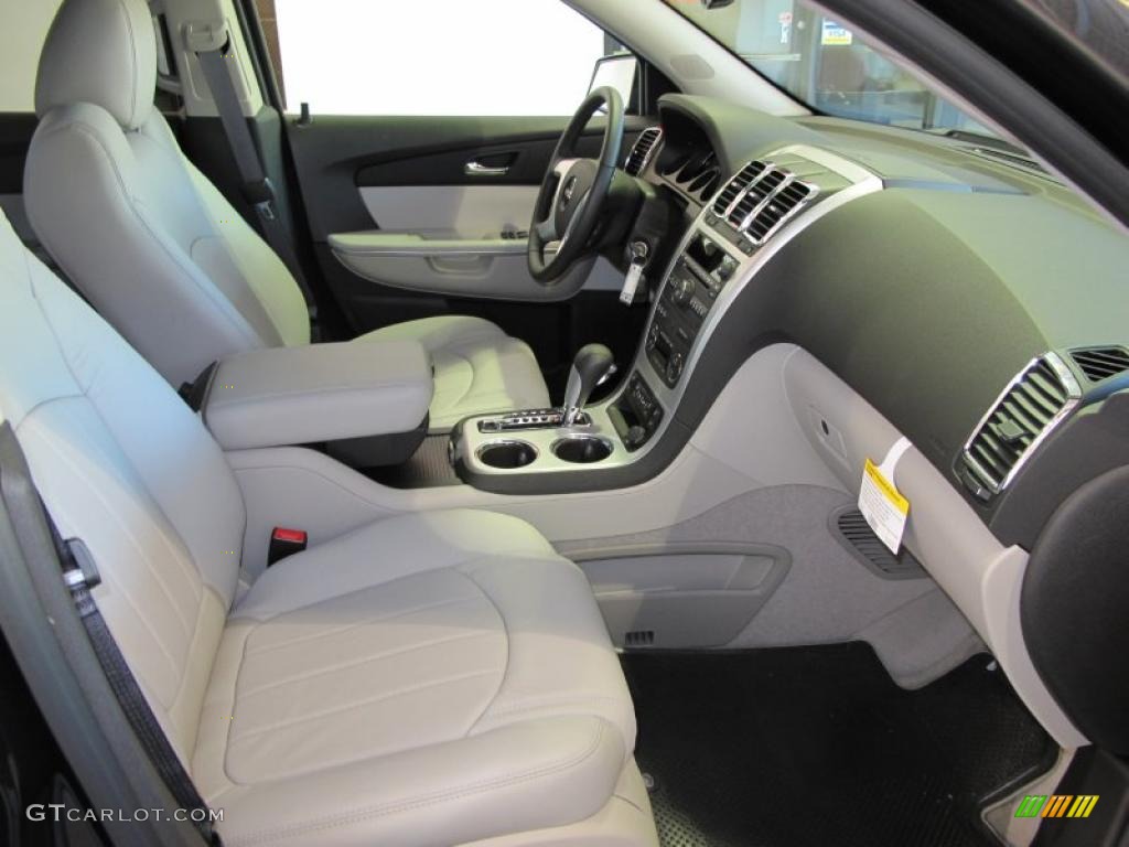Light Titanium Interior 2011 GMC Acadia SLT Photo #38016416