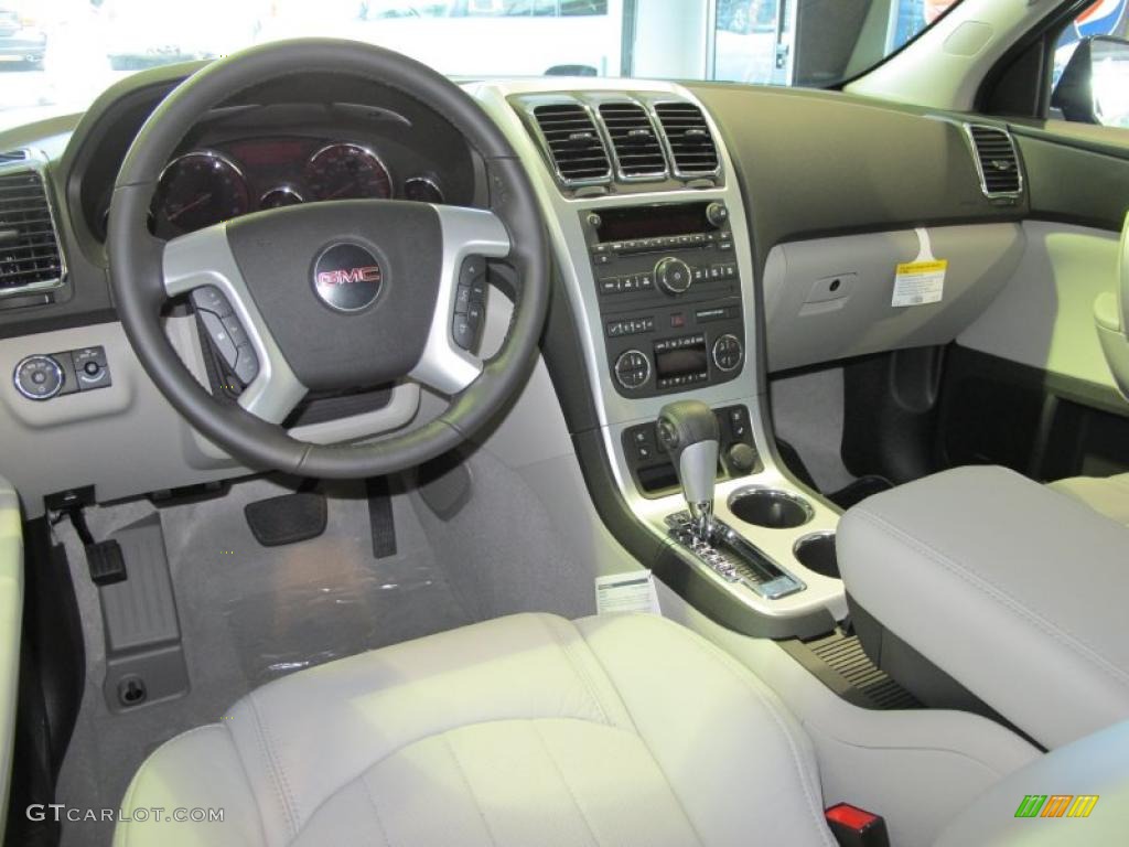 Light Titanium Interior 2011 GMC Acadia SLT Photo #38016440