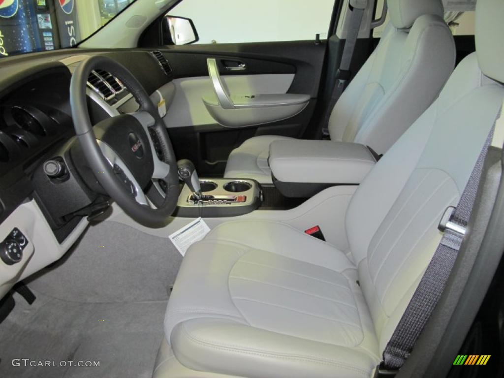 Light Titanium Interior 2011 GMC Acadia SLT Photo #38016472