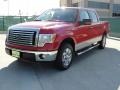 2010 Vermillion Red Ford F150 XLT SuperCrew  photo #7