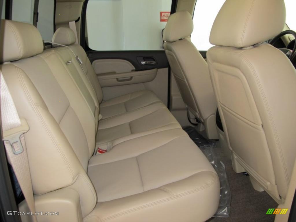 Cocoa/Light Cashmere Interior 2011 GMC Sierra 2500HD Denali Crew Cab 4x4 Photo #38016992